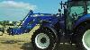 New Holland T5 105 Tractor With 74tl Front Loader Lynx Bale Picker
