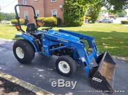 New Holland TC30 Tractor 7308 Loader 4WD Diesel 30HP Mid PTO Rear Hydraulics