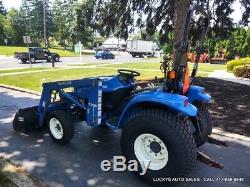 New Holland TC33 Tractor 7308 Loader 4WD Diesel 33HP Mid PTO Rear Hydraulics