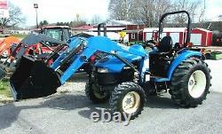 New Holland TC35 4x4 Loader Only 615 Hrs Hydro-FREE 1000 MILE DELIVERY FROM KY