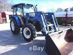 New Holland TL 90 4x4 Tractor & Loader CAN SHIP @ $1.85 loaded mile