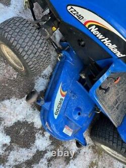 New Holland TZ24DA tractor Sensitrak 4WD (770 hours) with New Holland 60CMS Mower