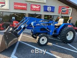 New Holland Tc30 Gear Drive 4x4 Compact Tractor With Loader 30 HP Diesel 546 Hr