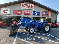 New Holland Tc30 Gear Drive 4x4 Compact Tractor With Loader 30 HP Diesel 546 Hr