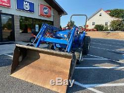 New Holland Tc30 Gear Drive 4x4 Compact Tractor With Loader 30 HP Diesel 546 Hr