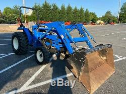 New Holland Tc30 Gear Drive 4x4 Compact Tractor With Loader 30 HP Diesel 546 Hr