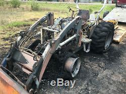 New Holland Tc35a Mfd, Tractor And 16la Loader, Ran Great Until Fire