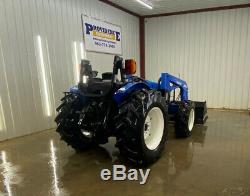 New Holland Tn65 4x4 Tractor Loader With 32la Loader, Front Aux, Rear Aux