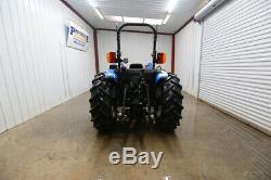 New Holland Tn65 Tractor Loader, Open Rops, 65hp, 4x4, 1 Rear Remote, Pto 56hp