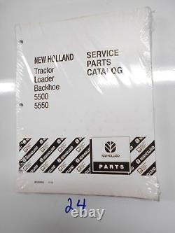 New Holland Tractor Loader Backhoe Parts Catalog 5500 5550 87055302 11/04