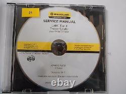 New Holland U80C TIER 4 Tractor Loader Repair Service Manual CD 9/12