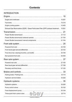 New Holland U80C Tier 4 Tractor Backhoe Service Manual Repair Shop Book