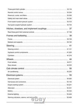 New Holland U80C Tier 4 Tractor Backhoe Service Manual Repair Shop Book