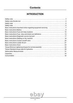 New Holland U80C Tier 4 Tractor Backhoe Service Manual Repair Shop Book