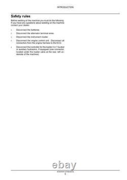New Holland U80C Tier 4 Tractor Backhoe Service Manual Repair Shop Book