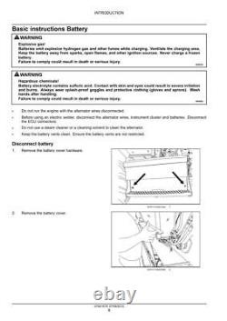 New Holland U80C Tier 4 Tractor Backhoe Service Manual Repair Shop Book