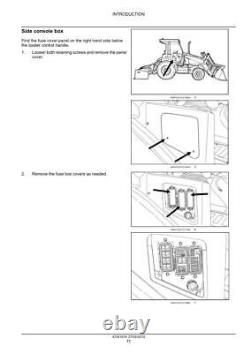 New Holland U80C Tier 4 Tractor Backhoe Service Manual Repair Shop Book