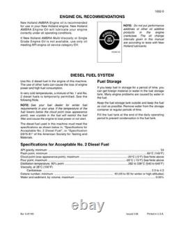 New Holland W110, W130 Wheel Loader Service Manual Repair Shop Book