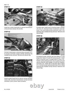 New Holland W110, W130 Wheel Loader Service Manual Repair Shop Book