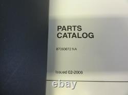 New Holland W110 and W130 Wheel Loader Service Manual with W130 Parts Catalog