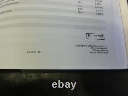 New Holland W110 and W130 Wheel Loader Service Manual with W130 Parts Catalog