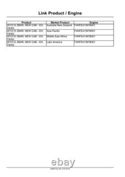 New Holland W110D Tier2 Wheel Loader Service Manual Repair Shop Book