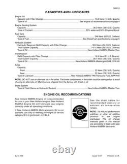 New Holland W130B Tier 3 Wheel Loader Service Manual Repair Shop Book