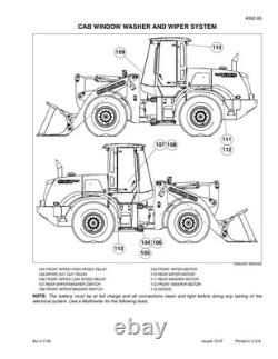 New Holland W130B Tier 3 Wheel Loader Service Manual Repair Shop Book
