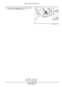 New Holland W130C, W170C Tier 4B Wheel Loader Service Manual Repair Shop Book