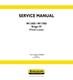 New Holland W130D, W170D Stage IV Wheel Loader Service Manual Repair Shop Book