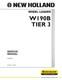 New Holland W190B Tier 3 Wheel Loader Service Manual Repair Shop Book
