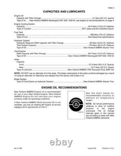 New Holland W190B Tier 3 Wheel Loader Service Manual Repair Shop Book