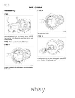New Holland W190C Tier 4 Wheel Loader Service Manual Repair Shop Book