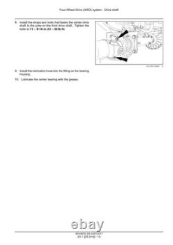 New Holland W190D Stage IV Wheel Loader Service Manual Repair Shop Book