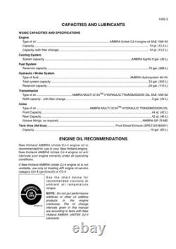 New Holland W230C Tier 4 Wheel Loader Service Manual Repair Shop Book