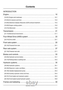 New Holland W270C, W300C Tier 4 Wheel Loader Service Manual Repair Shop Book