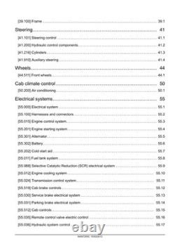 New Holland W270C, W300C Tier 4 Wheel Loader Service Manual Repair Shop Book
