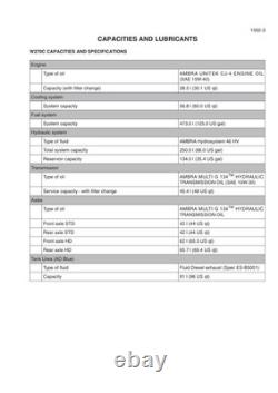 New Holland W270C, W300C Tier 4 Wheel Loader Service Manual Repair Shop Book