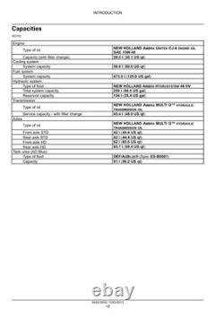 New Holland W270C, W300C Tier 4 Wheel Loader Service Manual Repair Shop Book