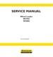 New Holland W270C, W300C Wheel Loader Service Manual Repair Shop Book
