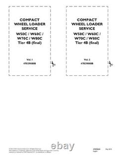 New Holland W50C, W60C, W70C, W80C Tier 4B Compact Wheel Loader Service Manual