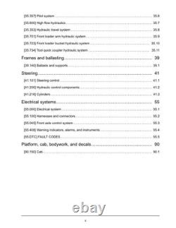 New Holland W50C, W60C, W70C, W80C Tier 4B Compact Wheel Loader Service Manual