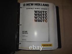 New Holland W50tc W60tc W70tc W80tc Wheel Loader Service Shop Repair Manual