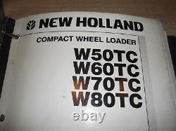 New Holland W50tc W60tc W70tc W80tc Wheel Loader Service Shop Repair Manual