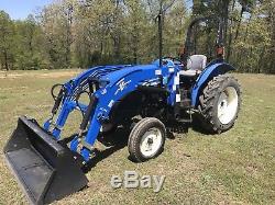New Holland Workmaster 45 Farm Tractor. With Loader. 16 Hours. Wow. Shuttle Trans