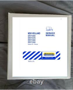 New Holland bR7060 BR7070 Service Manual & bale command Ops manual 2 BOOKS free