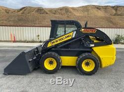 New-holland L228 Skid Steer Loader Loaded, Ac, Joy Stick, 2 Speed, Low Hours