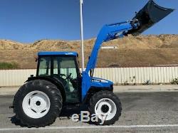 New-holland Tn75d 4x4, Ac, Loader, Low Hours, New Tires, California Tractor