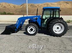 New-holland Tn75d 4x4, Ac, Loader, Low Hours, New Tires, California Tractor