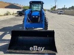 New-holland Tn75d 4x4, Ac, Loader, Low Hours, New Tires, California Tractor